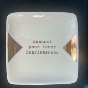 White and Gold Jewelry Tray